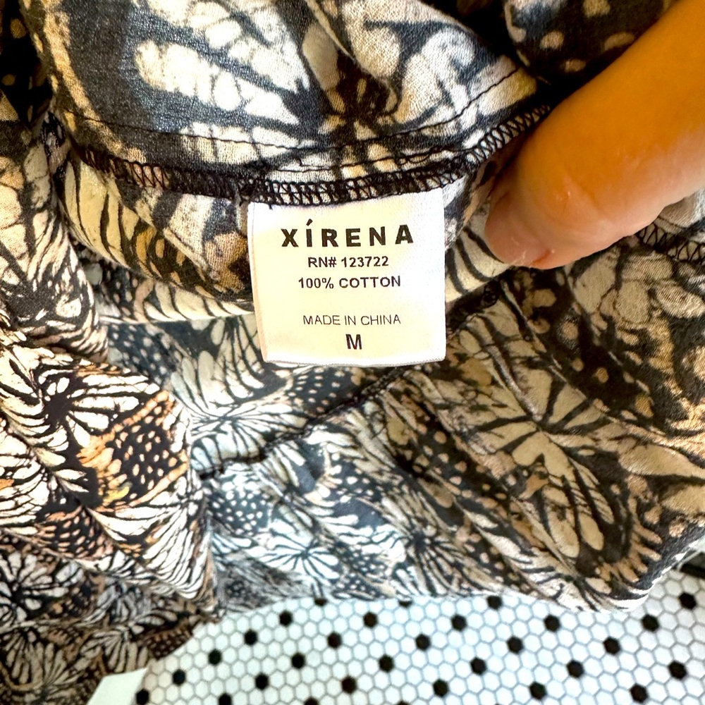 Xirena flowy cotton tiered dress